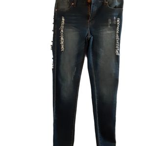VIP Jean's straight legs destress size 9/10